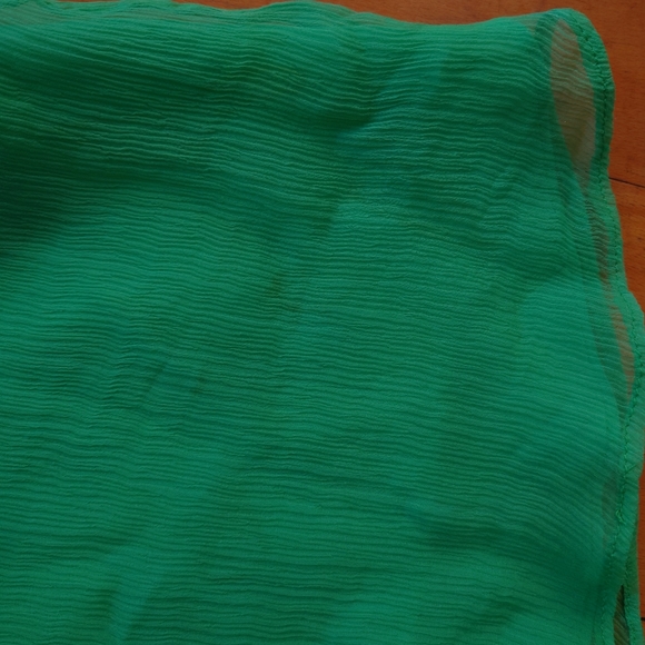 Vintage Y2K J Crew 100% Silk Tank Top Bright Green Colorful Camisole Size Small - Picture 10 of 14